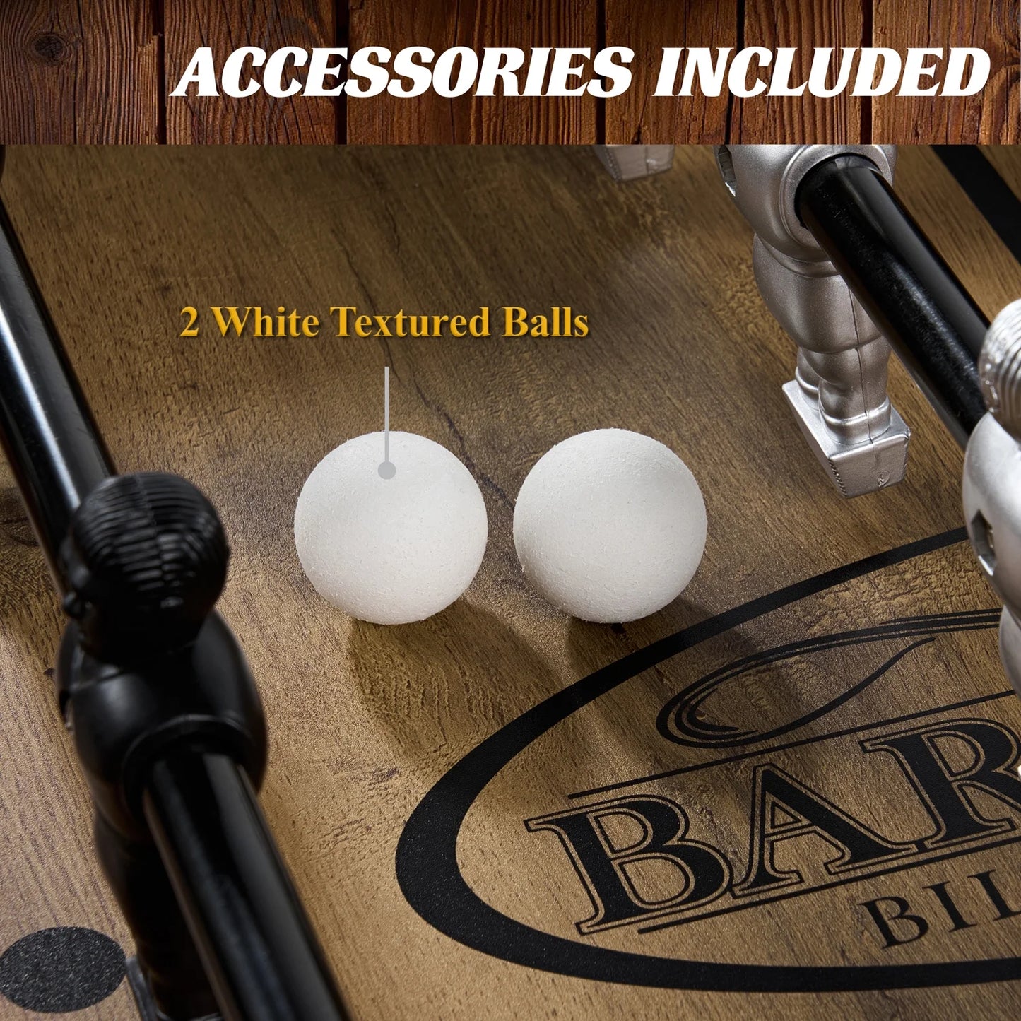 58” Coventry Foosball Table, Competition Size, Soccer, Accessories Included by