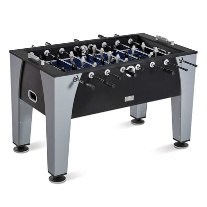 58 In. Irvine Foosball Table, Durable & Stylish Design with Tabletop Sports Soccer Balls, Perfect for Family Game Rooms